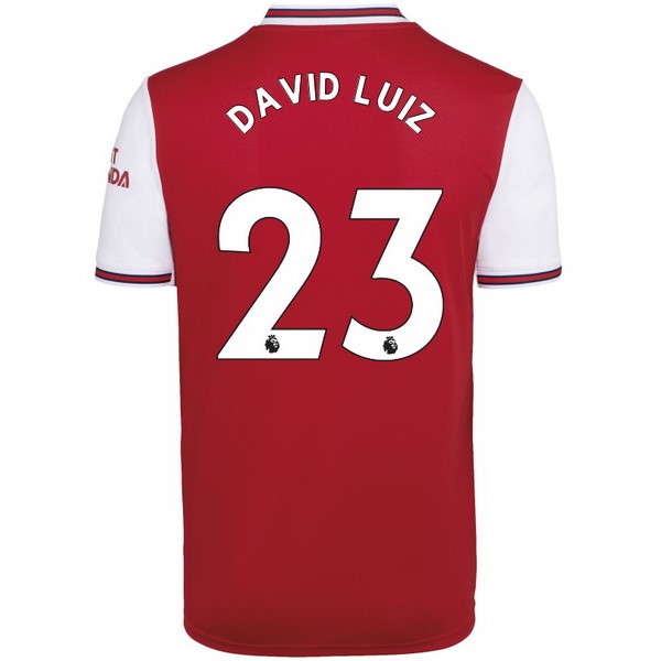 Camiseta Arsenal NO.23 David Luiz Primera equipación 2019-2020 Rojo